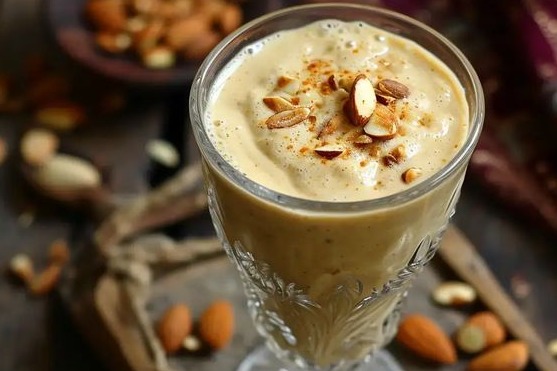বাদাম মিল্কশেক
