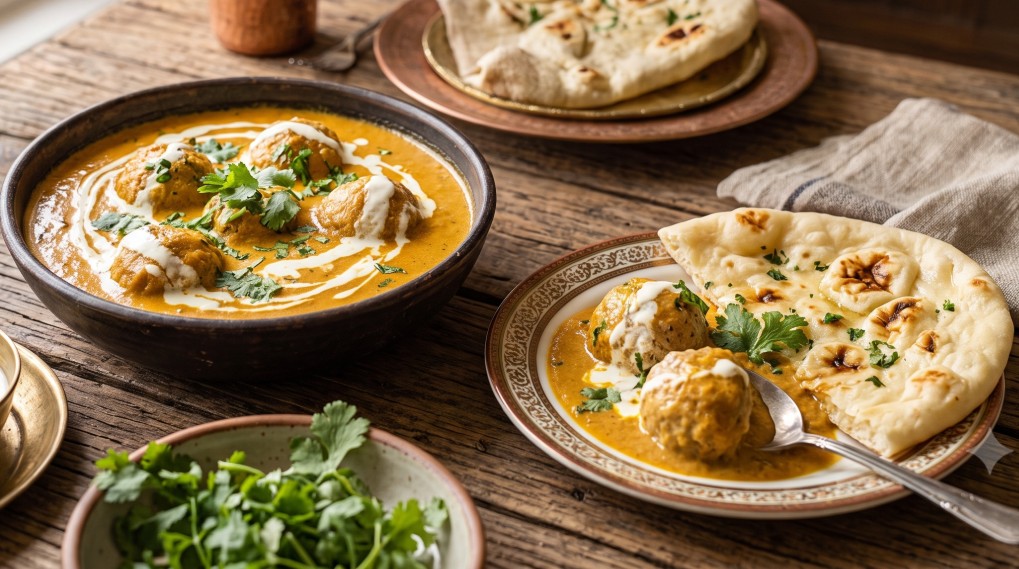 આરોગ્યવર્ધક દહીં અને શાકો સાથે મલાઈ કોફતા