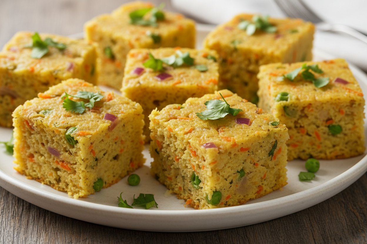 ઓટ્સ અને શાકભાજીના સ્ટીમ ઢોકળા